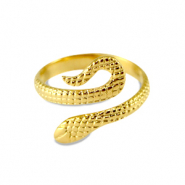 Ringen van Stainless steel Roestvrij staal (RVS) Goud