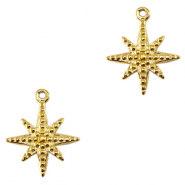 Bedels van Stainless steel Roestvrij staal (RVS) star Gold