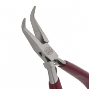 Beadsmith gebogen platbek tang Rood-zilver