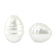 Zoetwaterparels imitatie White