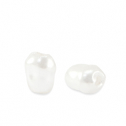 Zoetwaterparels imitatie White