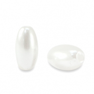 Zoetwaterparels imitatie rice White