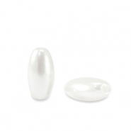 Zoetwaterparels imitatie rice White