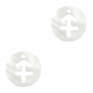 Schelp hanger special sagittarius White (natuurlijke kleur)