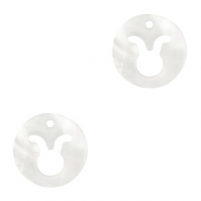 Schelp hanger special taurus White (natuurlijke kleur)