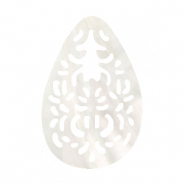 Schelp hanger special drop White (natuurlijke kleur)