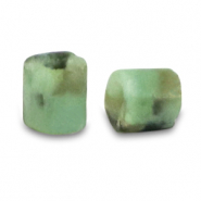 Disc natuursteen kralen marmer 2x2mm Marble mint green