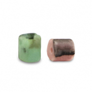 Disc natuursteen kralen marmer 3x2mm Marble mint green