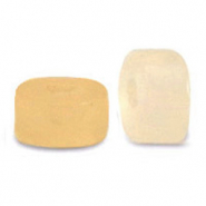 Disc natuursteen kralen kwarts 6x3mm Amber orange