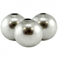 DQ metalen kralen 4mm Antiek zilver 