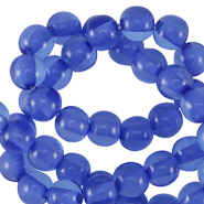 Polaris kralen 6 mm rond Cristallo Dark royal blue