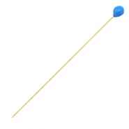 Metaal onderdelen DQ nietstift 52mm Goud-petrol blue (nikkelvrij)