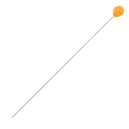 Metaal onderdelen DQ nietstift 52mm Antiek zilver-neon orange (nikkelvrij)