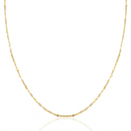 Kettingen van Stainless steel Roestvrij staal (RVS) Latte beige-gold
