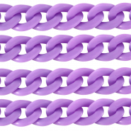 Acryl schakels 29mm matt Petal purple