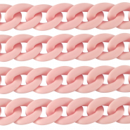 Acryl schakels 29mm matt Light pink