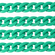 Acryl schakels 22mm matt Cabana green