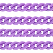 Acryl schakels 22mm matt Petal purple