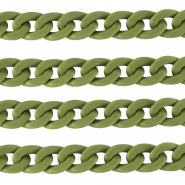 Acryl schakels 18mm matt Grove green