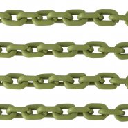 Acryl schakels 15mm matt Grove green