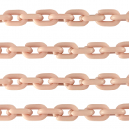 Acryl schakels 15mm matt Vintage pink