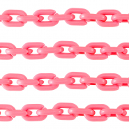 Acryl schakels 15mm shiny Hot pink
