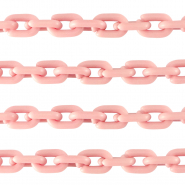 Acryl schakels 15mm matt Light pink