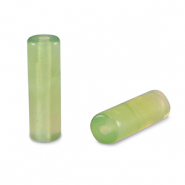 Kralen natuursteen agaat tubes Green