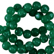 Polaris kralen 6mm rond Mosso Eden green