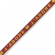 Tekstlint "j'adore" Rust red