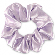 Scrunchie silky haarelastiek Lilac purple
