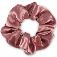 Scrunchie silky haarelastiek Rococo rose