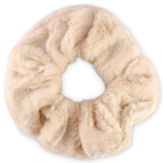 Scrunchie furry haarelastiek Peachskin rose