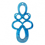 Hangers van resin barok Prussian blue