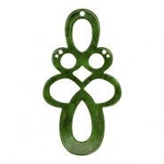 Hangers van resin barok Moss green