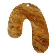 Hangers van resin organic Harvest orange-brown