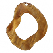 Hangers van resin organic Harvest orange-brown