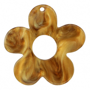 Hangers van resin bloem Harvest orange-brown