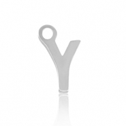 Bedels van Stainless steel Roestvrij staal (RVS) initial Y Silver