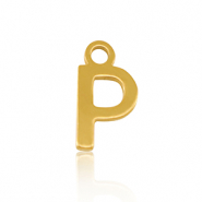 Bedels van Stainless steel Roestvrij staal (RVS) initial P Gold