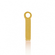 Bedels van Stainless steel Roestvrij staal (RVS) initial I Gold