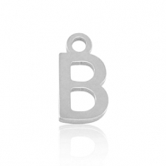 Bedels van Stainless steel Roestvrij staal (RVS) initial B Silver