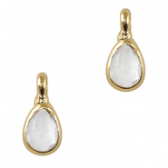 Hanger van crystal glas drop Crystal-gold