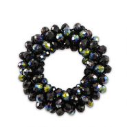 Hangers van facet 32mm Midnight blue AB