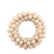 Hangers van facet 32mm Nude pink