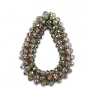Hangers van facet drop Multicolour green