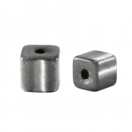Super polaris Elements Lucido kralen 4 mm cube Stormy Grey