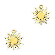 Bedels van Stainless steel Roestvrij staal (RVS) zon Gold