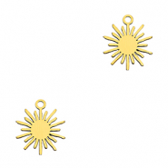 Bedels van Stainless steel Roestvrij staal (RVS) zon Gold