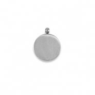 Bedels van Stainless steel Roestvrij staal (RVS) La Luna full moon Silver